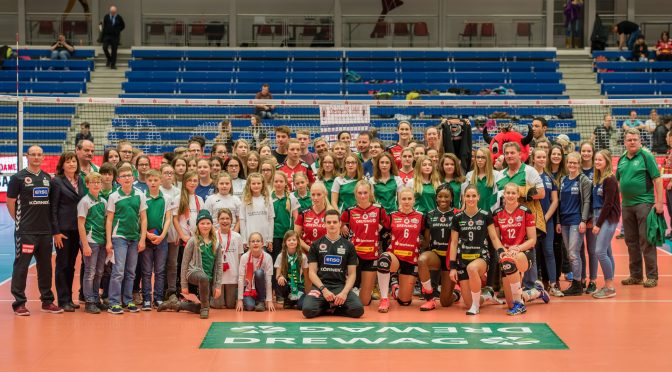 Volleyballjugend gewinnt Training beim Deutschen Meister